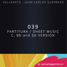 Load image into Gallery viewer, 039 - Partitura/Sheet Music