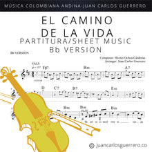 Cargar imagen en el visor de la galería, El Camino de la Vida - Partitura/Sheet Music