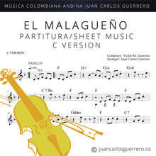 Load image into Gallery viewer, El Malagueño - Partitura/Sheet Music