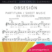 Cargar imagen en el visor de la galería, Obsesión - Partituras / Sheet Music