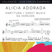 Cargar imagen en el visor de la galería, Alicia Adorada - Partitura/Sheet Music
