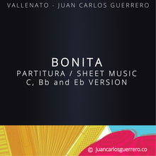 Load image into Gallery viewer, Bonita - Partitura/Sheet Music
