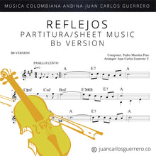 Cargar imagen en el visor de la galería, Reflejos -Partituras/Sheet Music
