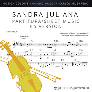 Sandra Juliana - Partitura/Sheet Music